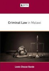 Criminal Law In Malawi Paperback