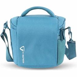 Vanguard Vk 22BL Shoulder Bag In Nylon polyester Rain Cover Blue