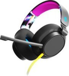 Skullcandy Slyr Multi-platform Wired Over-ear Gaming Headset Black Pink Digi-hype