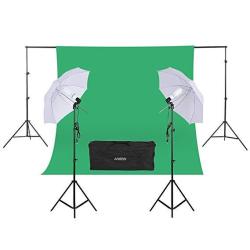 Andoer Photo Video Portrait Studio Softbox Umbrellas Continuous Lighting Kit For Studio Photography Portrait Lighting And Video Lighting