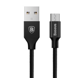 Baseus 1M - 2A Yiven USB Type-a 2.0 To Micro Cable - Black