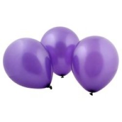 Balloons Helium Metallic Purple - 6 Piece