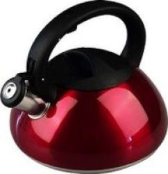 OZtrail Stainless Steel Whistling Kettle 3l Red