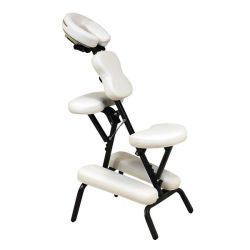 Portable Adjustable Massage Chair - White