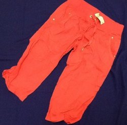 Girls 3 4 Pants From Woolworths Size 13-14yr - Pink