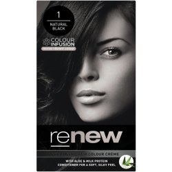 Renew Permanent Hair Colour Creme Natural Black 1 Application