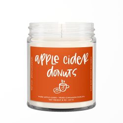 Apple Cider Donuts Candle West Clay Company Cinnamon Apple Cider Donuts Scented Soy Coconut Wax Nontoxic Candles For Cozy Festive Fall