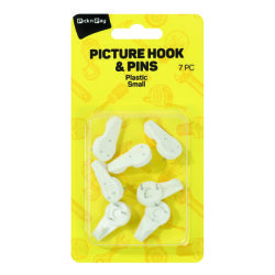 Picture Hooks Pin White 7EA
