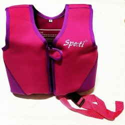 Titop Life Jacket For Child For New Swimming Learner Protection Vest For Baby Purple S 22-33LBS