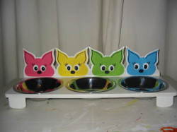 Funky Pet Bowl Stand