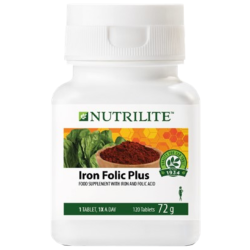 Nutrilite Iron Folic Plus - 120 Tablets