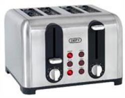 Defy TA4203S 4 Slice Toaster Stainless Steel
