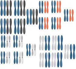Holy Stone HS170 Predator Qty: 1 Propeller Blades Props 5X Combo Propellers Blue And Black Qty: 1 Clear Transparent Qty: 1 Orange Qty: 1 White