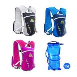Unisex Lightweight Outdoor Hydration Backpack With 1.5L Water Bladder