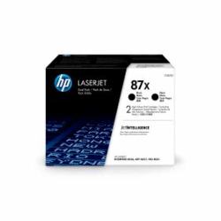 HP Dual Pack- 87X Black TONER-2 X 18000 Pages. Laserjet Enterprise M506 MFP M527 . - CF287XD
