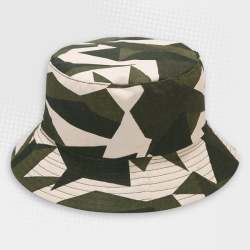 GREE N And White Bucket Hat