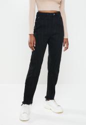 Missguided Seamed Riot Mom Jeans - Black
