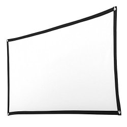 Projector Screen 120INCH HD Projector Screen 16:9 Home Cinema Theater Projection Portable Screen