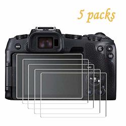 Screen Protector Screen Protector Tempered Glass Compatible For Canon Eos Rp Anti-scratches Dust Fingerprint 5 Packs
