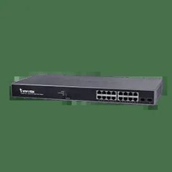Vivotek 16XGE Poe + 2XGE Sfp Web Smart Managed Switch - AW-GEV-184B-250