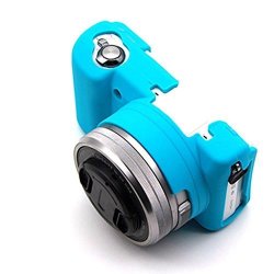 Wensltd Silicone Armor Skin Case Bag Camera Cover Protector For Sony A5100 A5000 Blue