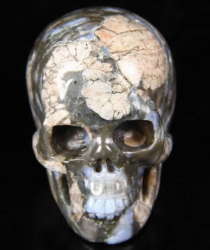 Blue Opal Carved Crystal Skull