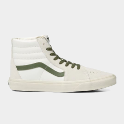 Vans Men's Ua SK8-HI Off-white green Sneaker