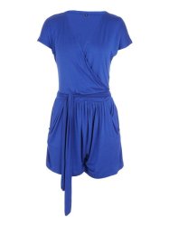 Cross-over Cobalt Playsuit Size Small