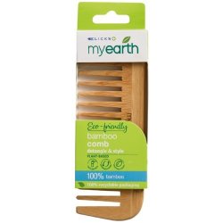 MyEarth Bamboo Wide Tooth Comb