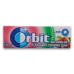 Flavoured Chewing Gum Sugar Free 14G - Watermelon