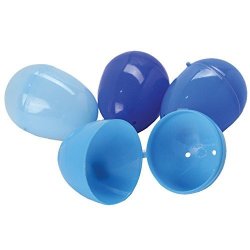 Fun Express Bulk Blue Hinged Easter Eggs : Package Of 144