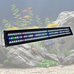 45"- 50" 156 LED Bulbs Aquarium Light Fixture W Adaptor Power Electric 12 Volts For Lighting Fish Tank Freshwater Saltwater Marine Lamp