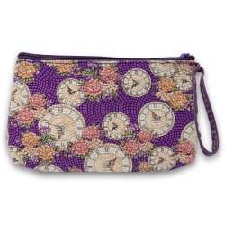 Woven Fabric Cosmetic Bag - Assorted Colour & Pattern