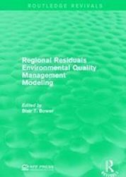 Regional Residuals Environmental Quality Management Modeling Paperback