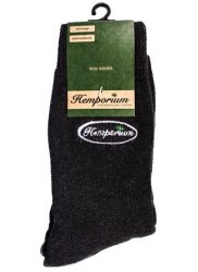 Hemporium Terry Towelling Socks - Black