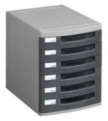 Deals On Buddi A4 6 Drawer Destop Storage Unit Grey Compare