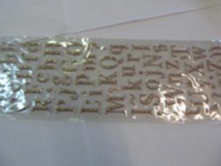 65PC Silver Glitter Letters-cheap Courier
