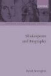 Shakespeare and Biography Paperback