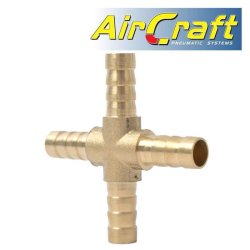 Air Craft 4 Way Hose Connector 8mm 1piece Blister