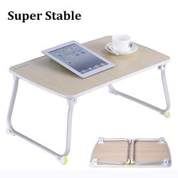 Avantree Super Stable Laptop Bed Desk Lightweight Dorm Floor Table Foldable Breakfast Tray Portable Standing Desk Notebook Stand Reading Holder - TB903S 2 Year Warranty