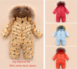 High Quality New Brand Winter Outerwear Baby Rompers Duck Down Coat - Multi 7-9 Months