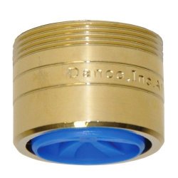 Danco Inc. 10478 Dual Threaded Water Saving Faucet Aerator 15 16-27 Male X 55 64-27 Female 1.5 Gpm Polished Brass