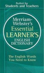 M-W Essential Learner's English Dictionary Paperback