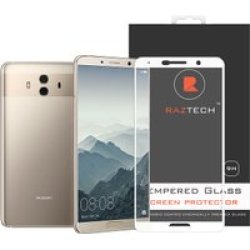 Full Cover Tempered Glass For Huawei Mate 10 2017 - White