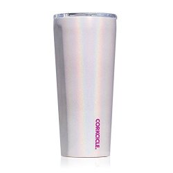 Corkcicle Tumbler - Classic Collection - Triple Insulated Stainless Steel Travel Mug Sparkle Unicorn Magic 24 Oz