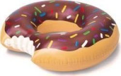 Big Mouth Inc Giant Chocolate Donut Pool Float