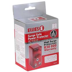 Ellies High Surge Safe Power Protector With Euro Socket