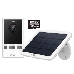 Cell 2 4MP Wire Free Camera + Solar Panel + 64GB Micro Sdxc Card