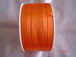 Organza silk Satin 3mm Cord Orange 300 Meter Roll