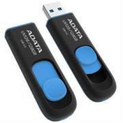A-Data Dashdrive Series UV128 Black blue 128GB USB 3.0 Flash Drive